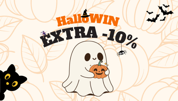 Γιορτάζουμε το HalloWIN στην Ελλάδα για πέμπτη συνεχόμενη χρονιά με extra έκπτωση -10% στο kidz.gr