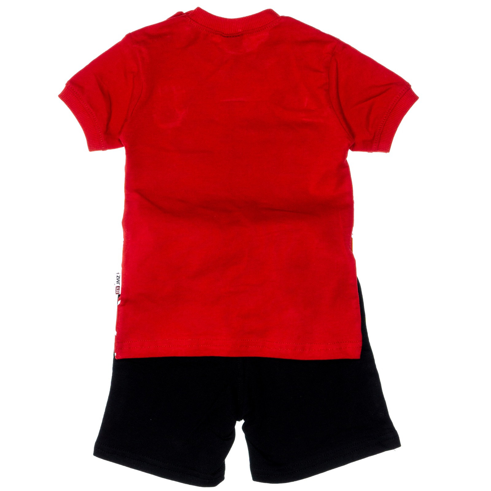 JMZ σετ κοντομάνικη μπλούζα με μακό σορτσάκι και μάσκα «The Web» - Image 4