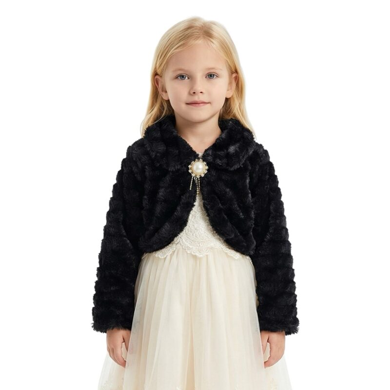 Lumia Baby γούνινο μπολερό «Black Cinderella»