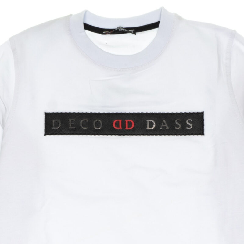 Deco Dass λεπτή φούτερ μπλούζα «Deco White» - Image 2