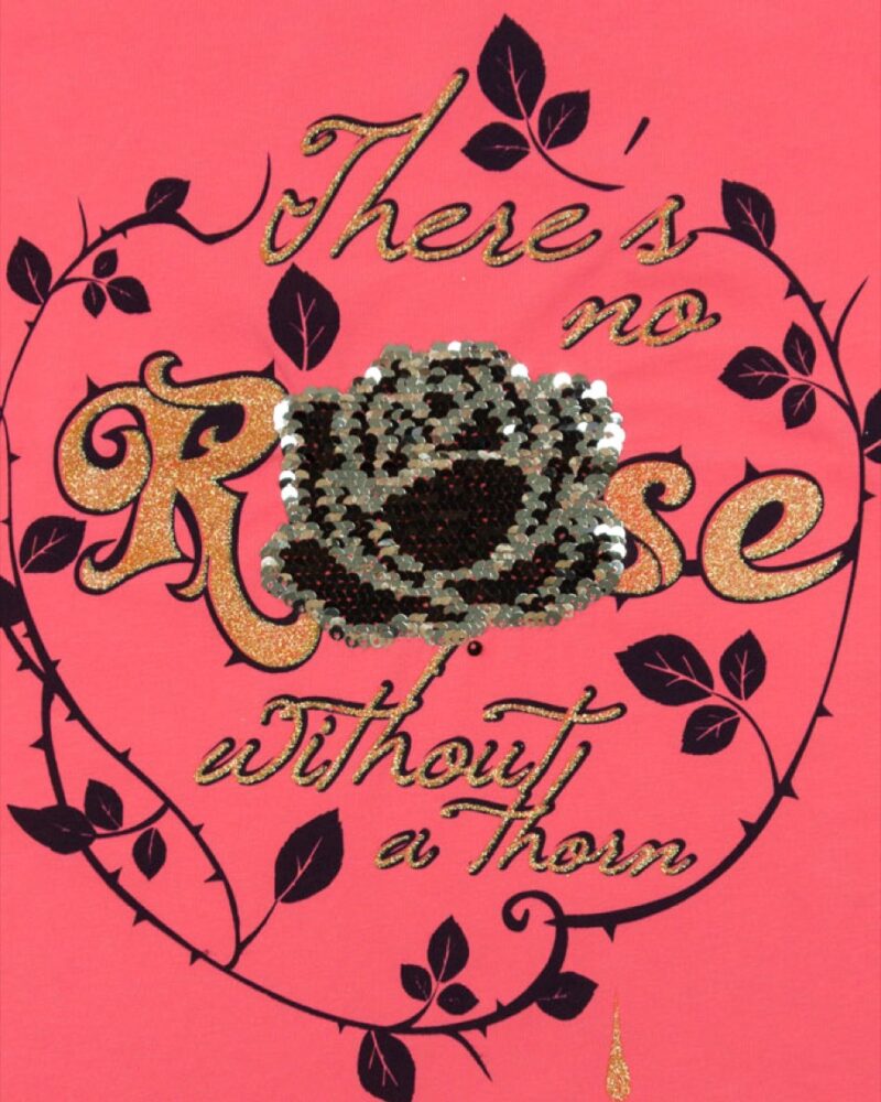 TRG παιδική μπλούζα "Fuchsia No Rose" - Image 3