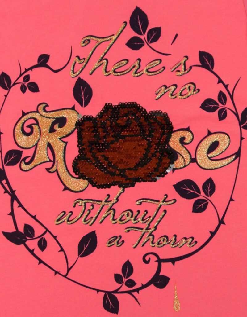 TRG παιδική μπλούζα "Fuchsia No Rose" - Image 4