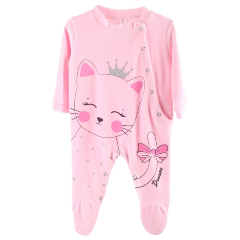 Dreams ολόσωμο βελουτέ φορμάκι «Dreams Princess Kitten»