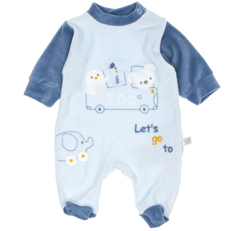 Baby Bal βελουτέ φορμάκι «Let’s Go To Ζoo»