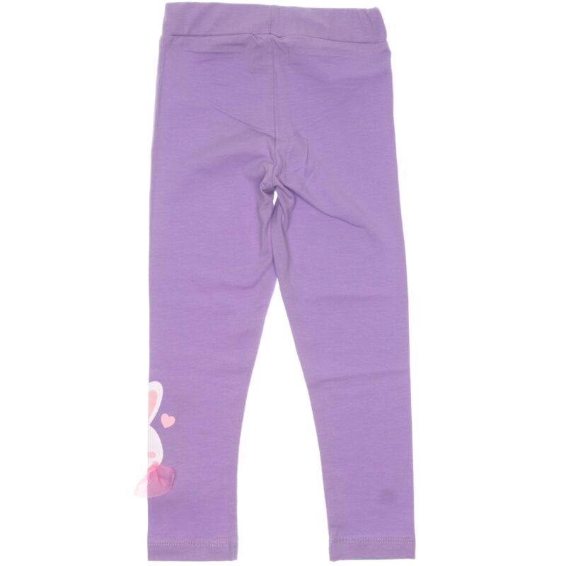 Timi Kids λεπτό κολάν με απλικέ σχέδιο «Ballerina Purple Coney» - Image 2