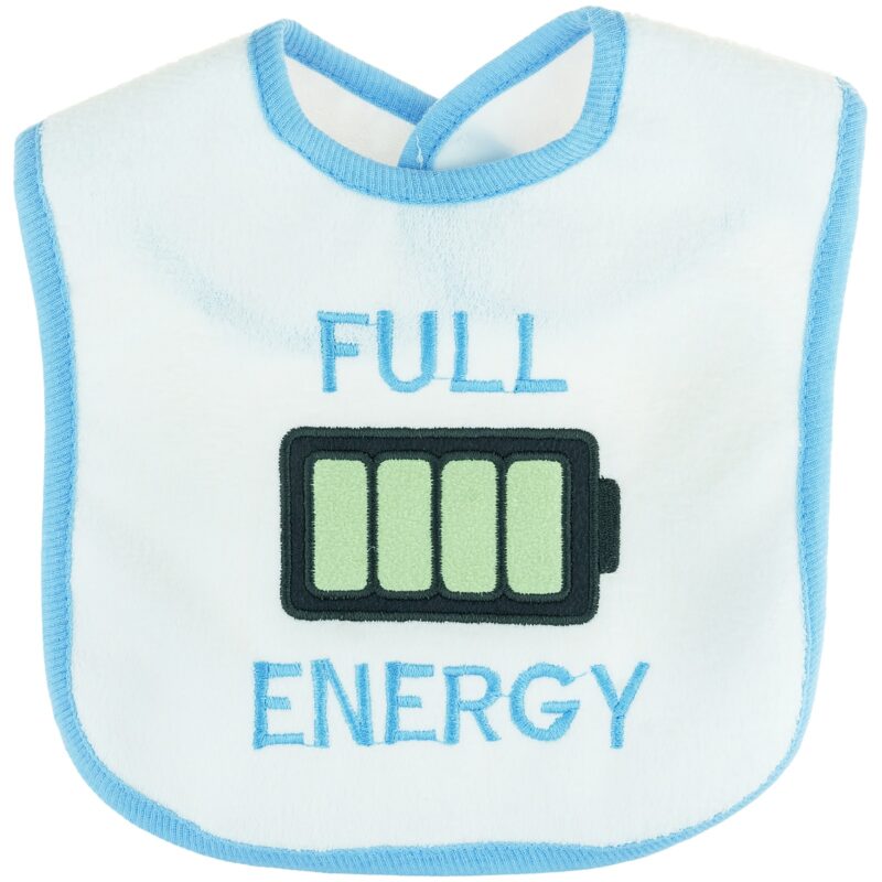 Baby Tone σαλιάρα φαγητού «Blue Full Energy»
