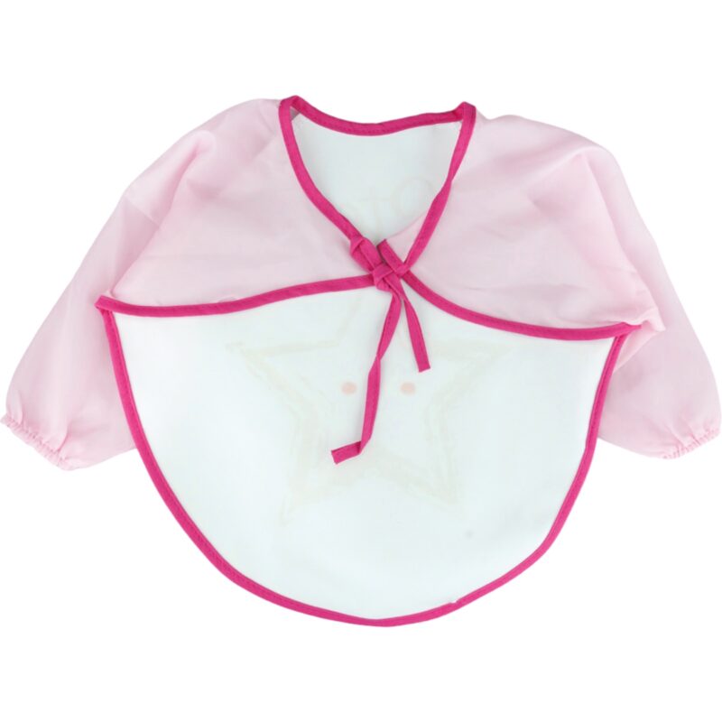 Eco Bibs αδιάβροχη σαλιάρα με μανίκια «Girl Star» - Image 2