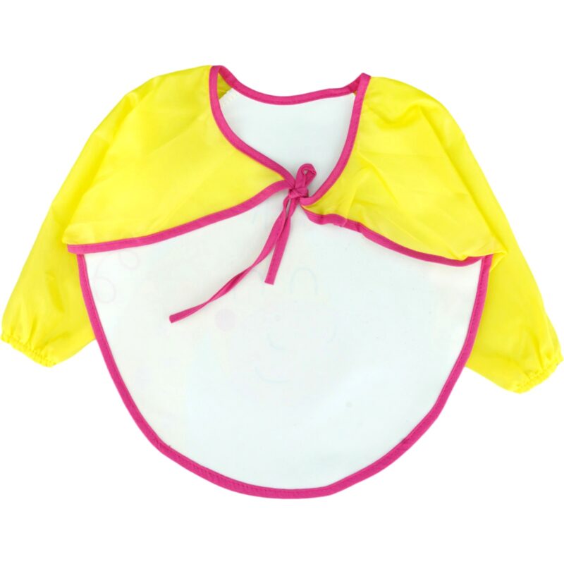 Eco Bibs αδιάβροχη σαλιάρα με μανίκια «Happy Girl Giraffe» - Image 2