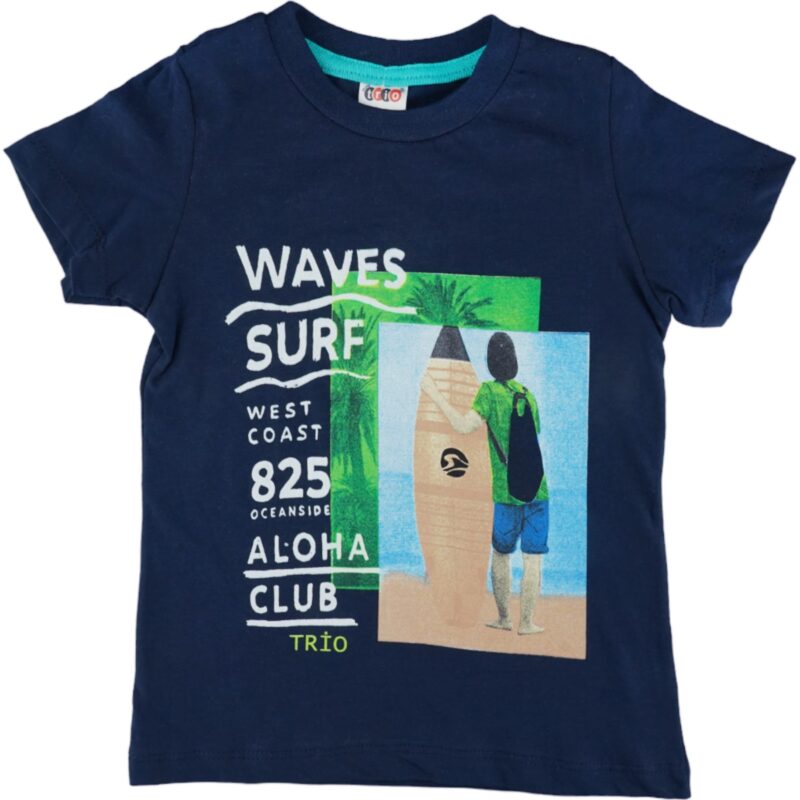 Trio σετ μπλούζα με βερμούδα «Aloha Club» - Image 2