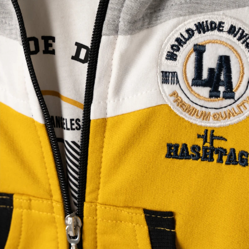 Hashtag σετ τριών τεμαχίων από λεπτό ύφασμα με χνούδι «Worldwide Division» - Image 4