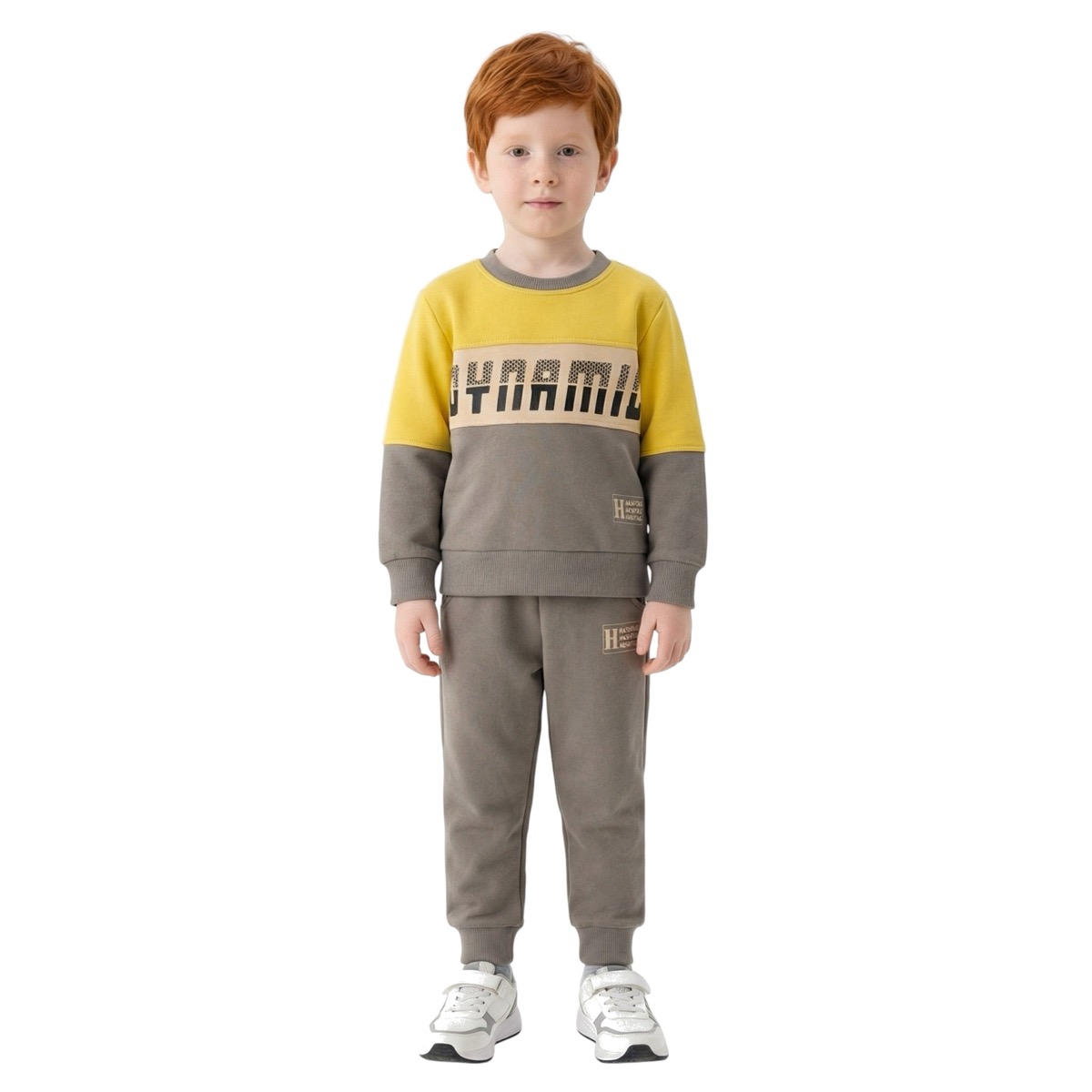 Hashtag σετ φόρμας με χνούδι «Dynamic Boy»