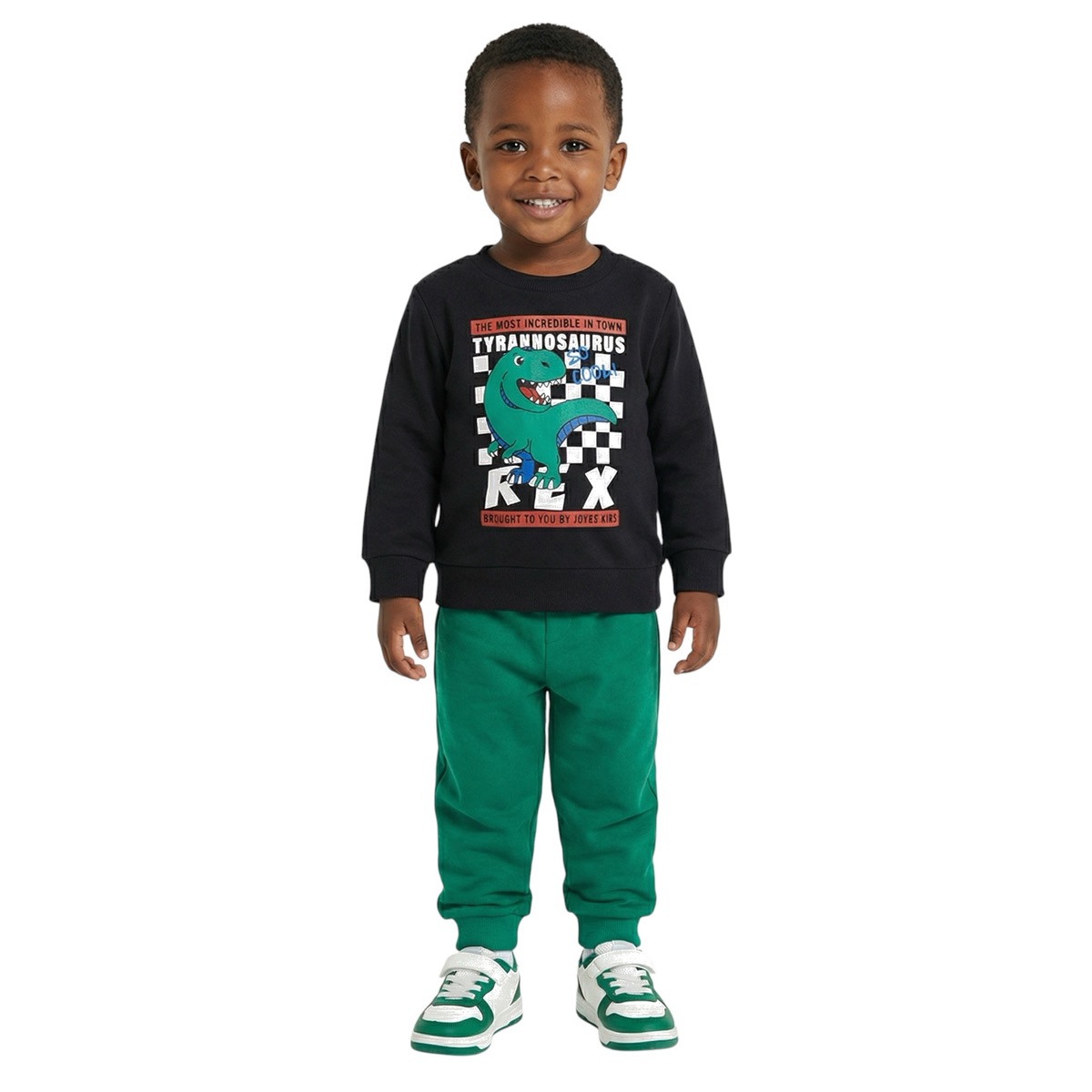 Joyce σετ φόρμας με χνούδι «Black Tyrannosaurus»