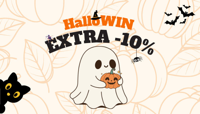 Γιορτάζουμε το HalloWIN στην Ελλάδα για πέμπτη συνεχόμενη χρονιά με extra έκπτωση -10% στο kidz.gr