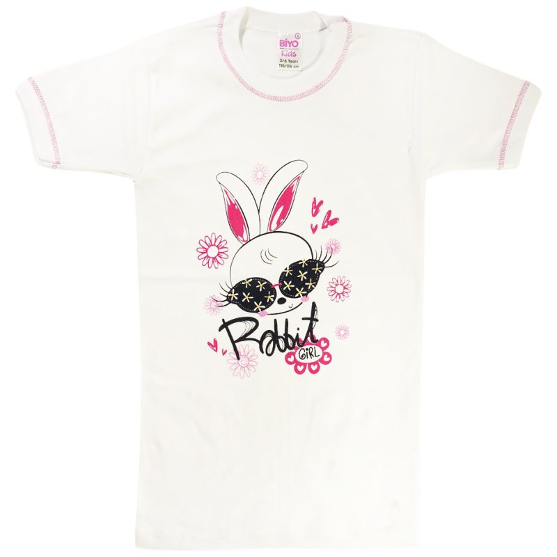Biyo Kids κοντομάνικο φανελάκι «Rabbit Girl»