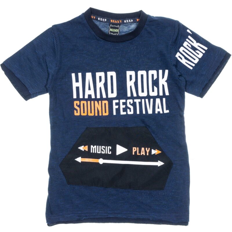 Waxmen κοντομάνικη μπλούζα «Hard Rock in Blue»