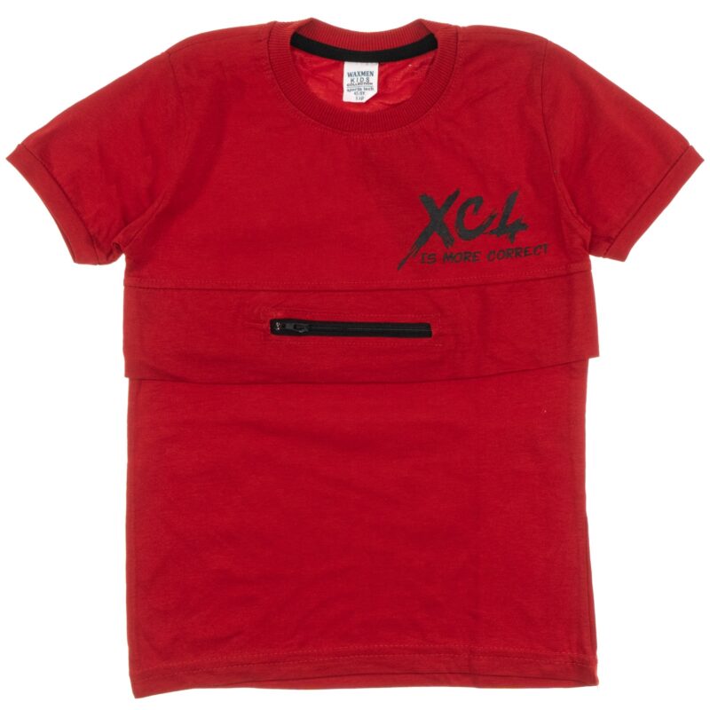 Waxman κοντομάνικη μπλούζα «Red Correct»