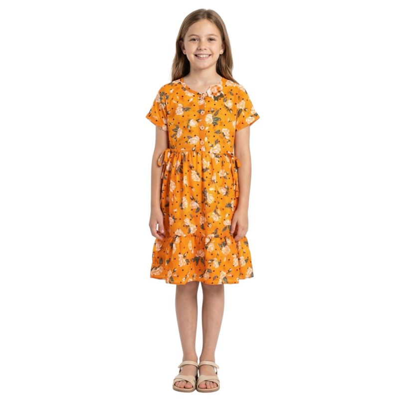 Esterella μακό φορεματάκι με τσιμπιδάκι για τα μαλλιά «Calendula»