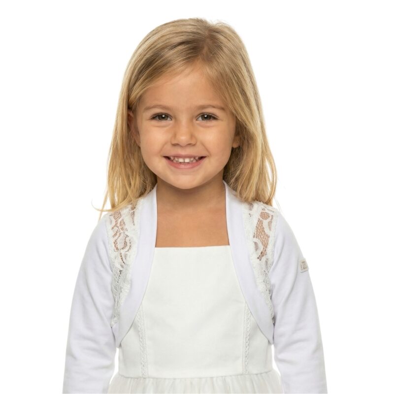 Εβίτα παιδικό μπολερό «Mini Ecru Princess»