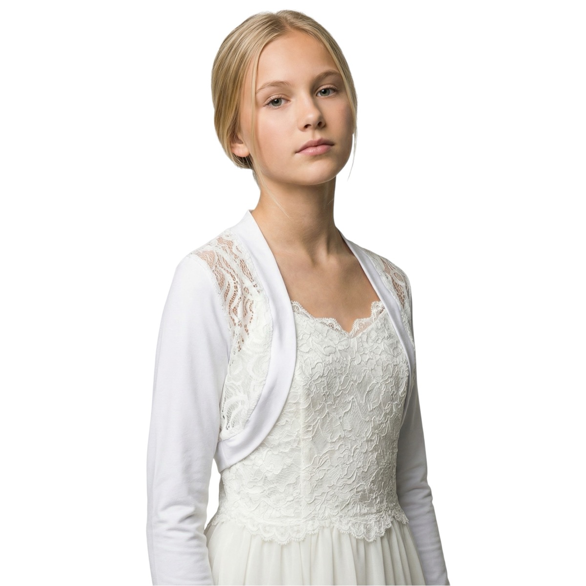 Εβίτα παιδικό μπολερό «Ecru Princess»