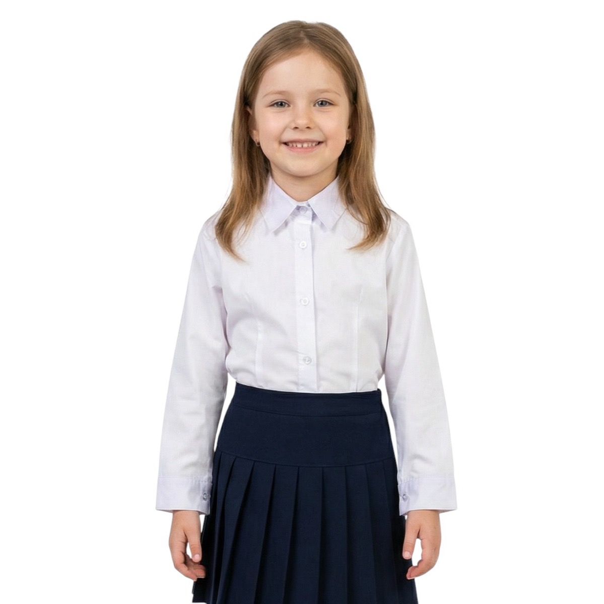 Merve Kids πουκάμισο από λεπτό ύφασμα «Classic» (ιδανικό και για την σχολική παρέλαση)