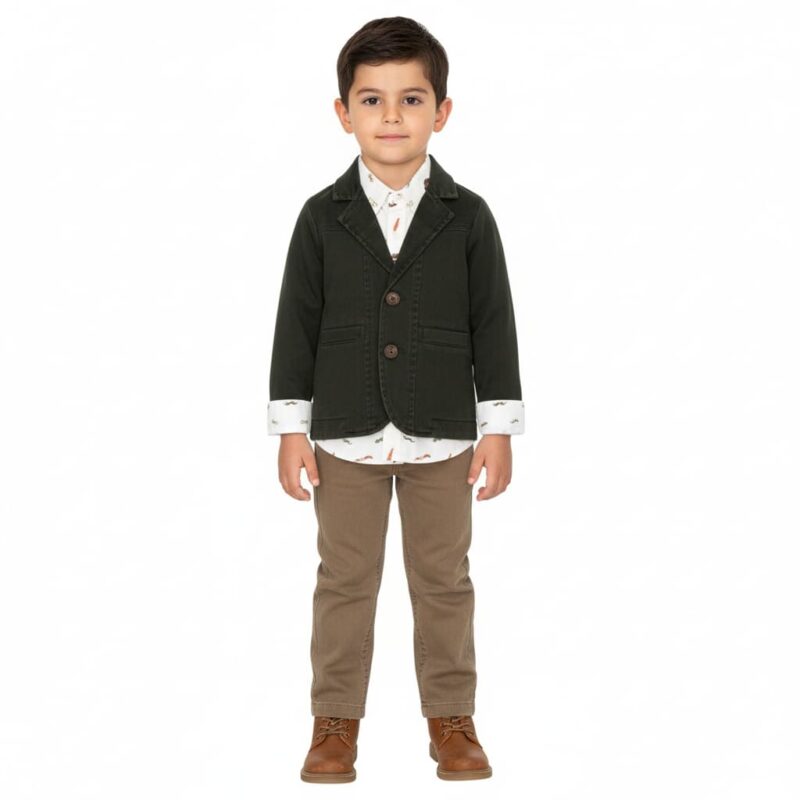 Wision Kids σετ τριών τεμαχίων από λεπτό ύφασμα «Genius»