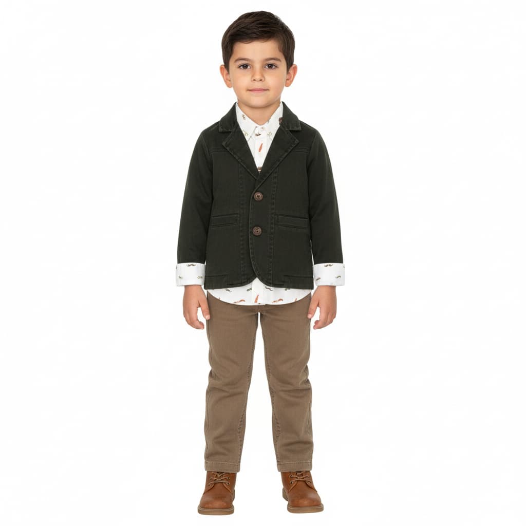 Wision Kids σετ τριών τεμαχίων από λεπτό ύφασμα «Genius»