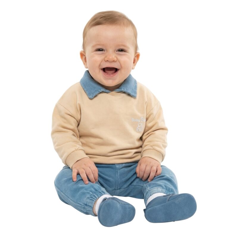 Baby Buu σετ μπλούζα και παντελόνι τζιν από λεπτό ύφασμα «Baby Boom»