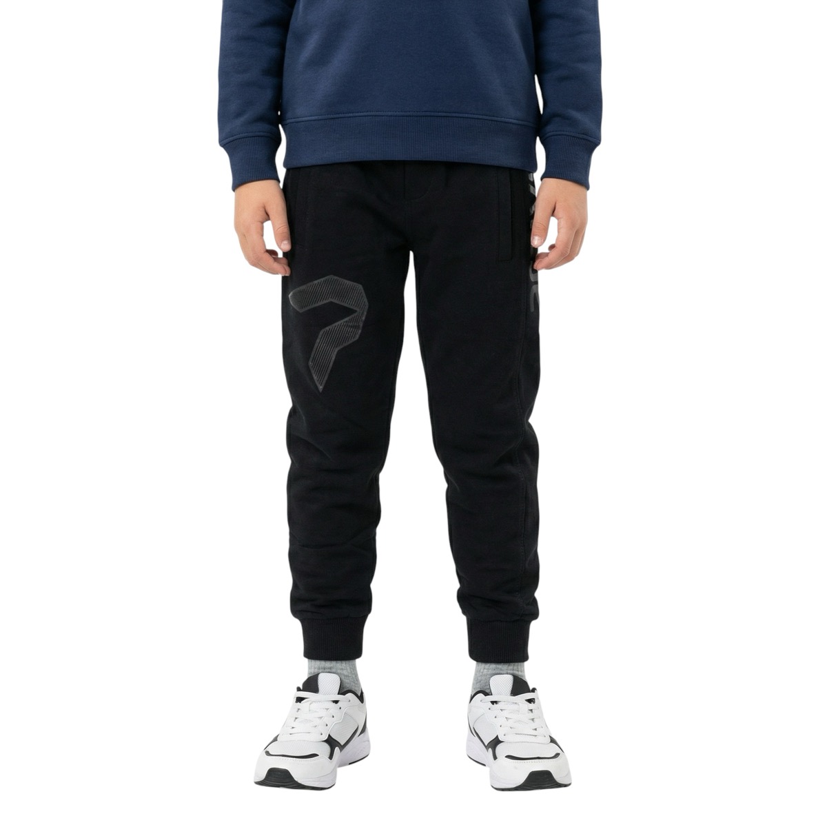 Παντελόνι φόρμας Terrain Black Active Poyraz Kids - Kidz.gr