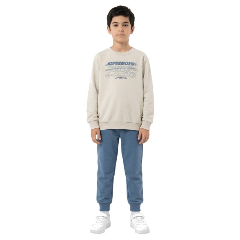 Joyce σετ φόρμας από λεπτό ύφασμα «Beige Boys»