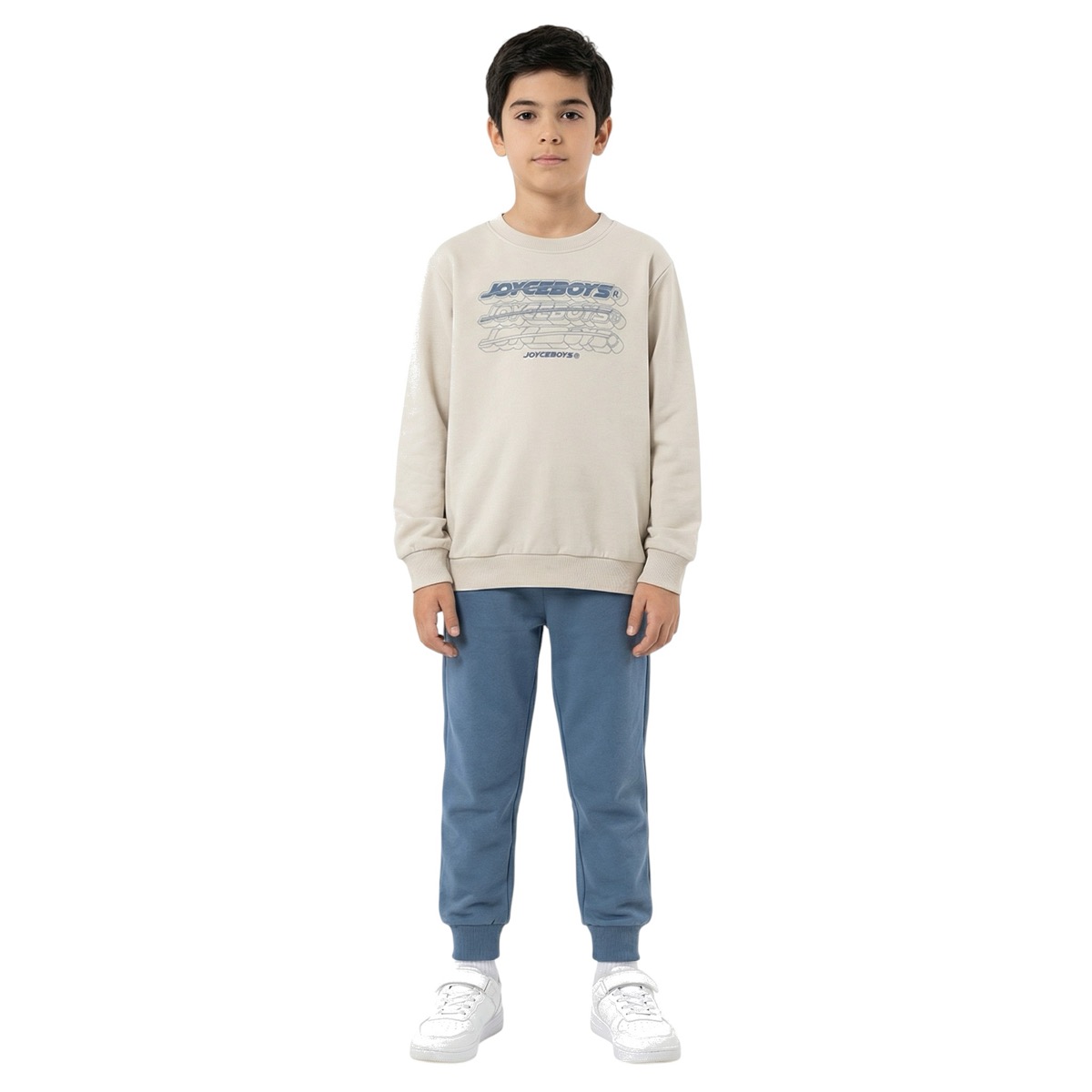 Joyce σετ φόρμας από λεπτό ύφασμα «Beige Boys»