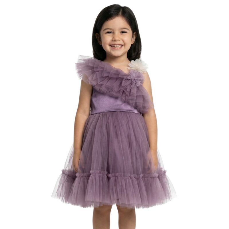 Miss Pretty παρανυφικό και βαπτιστικό φόρεμα «Purple Debutant»