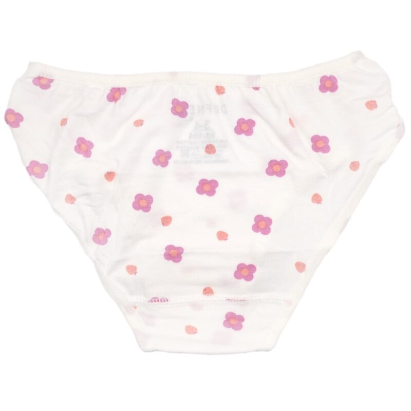 Πολύχρωμα παιδικά εσώρουχα Defne Baby «Daisies Panties» από απαλό βαμβάκι και ελαστάνη για άνετη εφαρμογή.