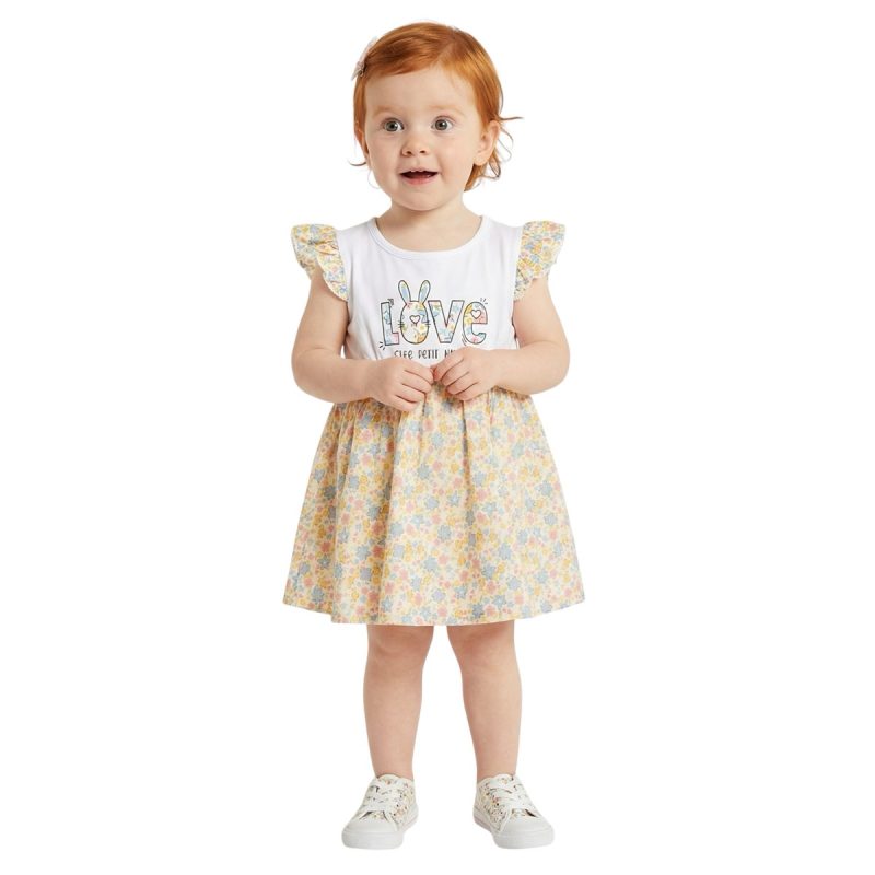 Lady Moda παιδικό αμάνικο φορεματάκι «La Petit Rose»