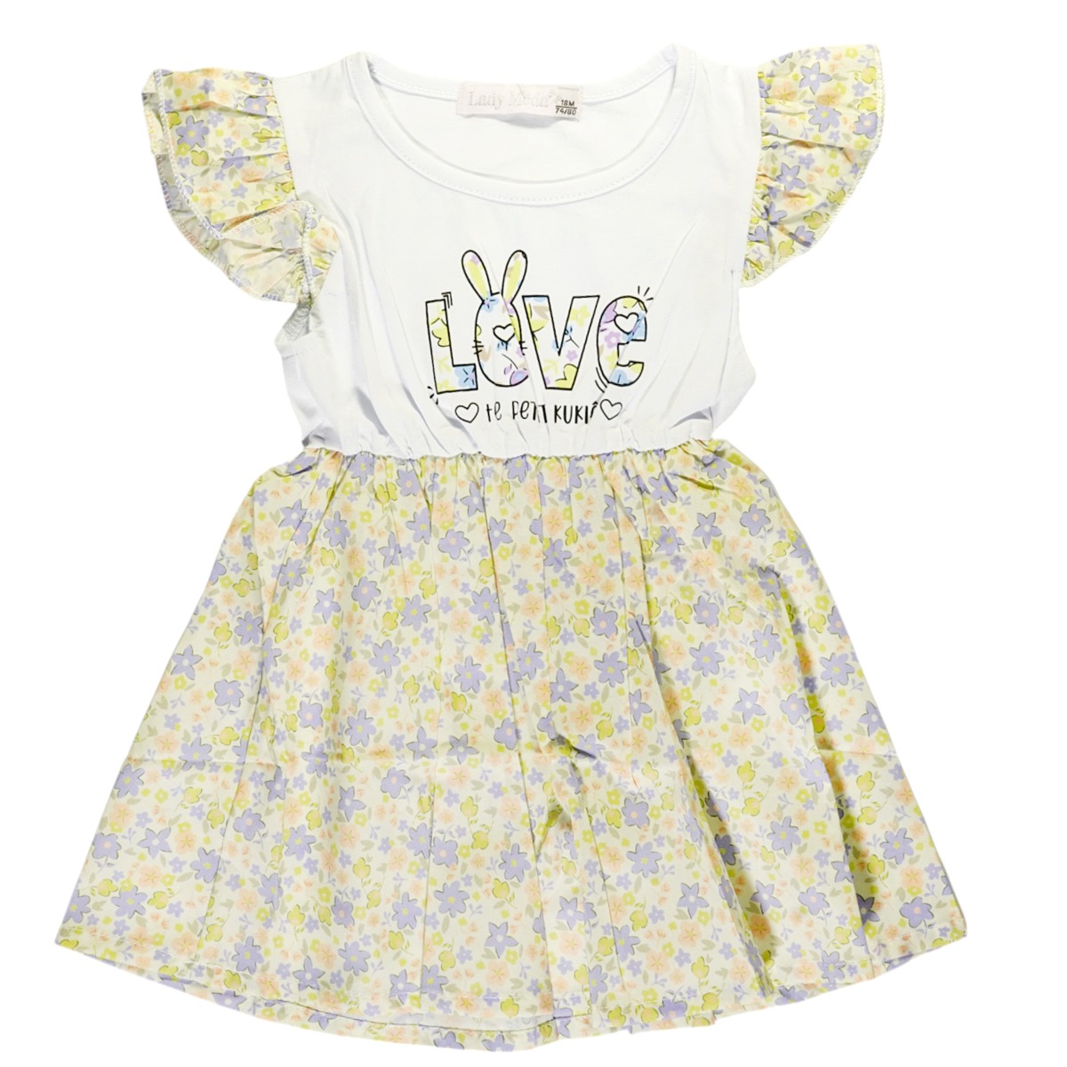 Lady Moda παιδικό αμάνικο φορεματάκι «La Petit Vert»