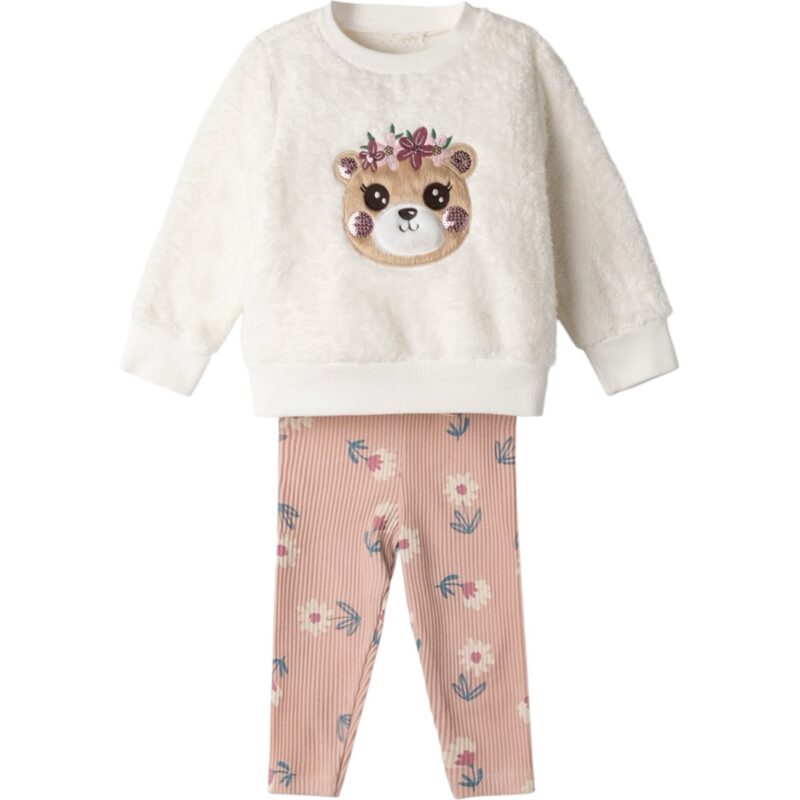 Σετ Εβίτα βελουτέ κορίτσι «Furry Teddy»