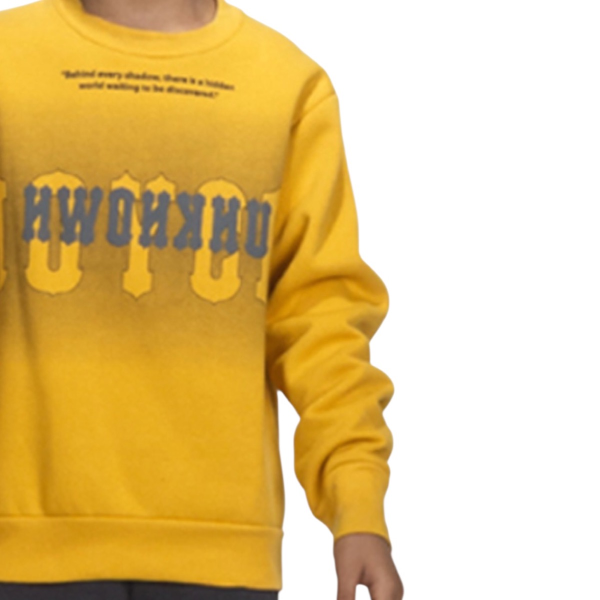 Παιδική φόρμα αγοριών Joyce σε μουσταρδί και γκρι