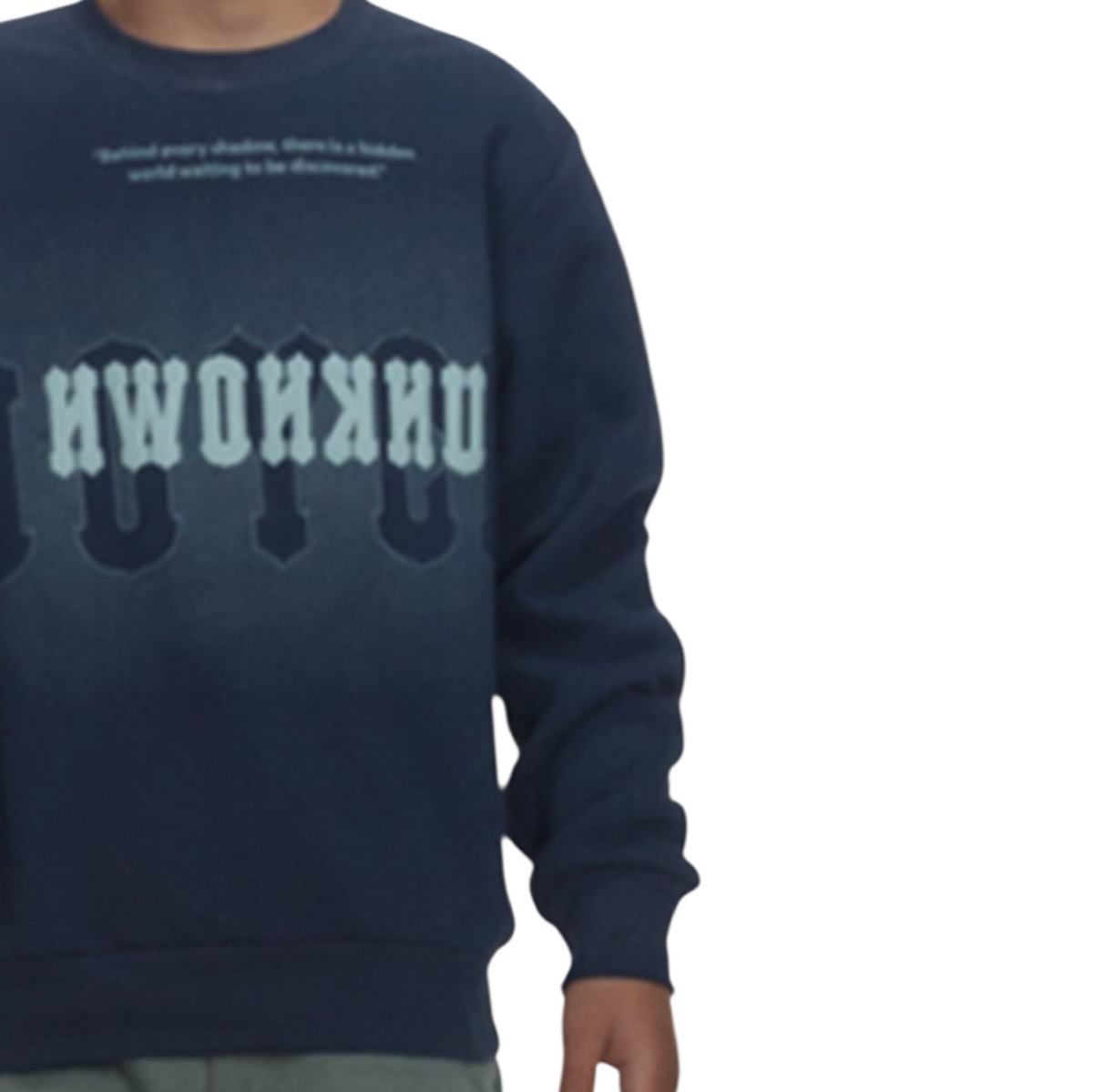 Παιδική φόρμα αγοριών Joyce με μπλε μπλούζα και πράσινο παντελόνι