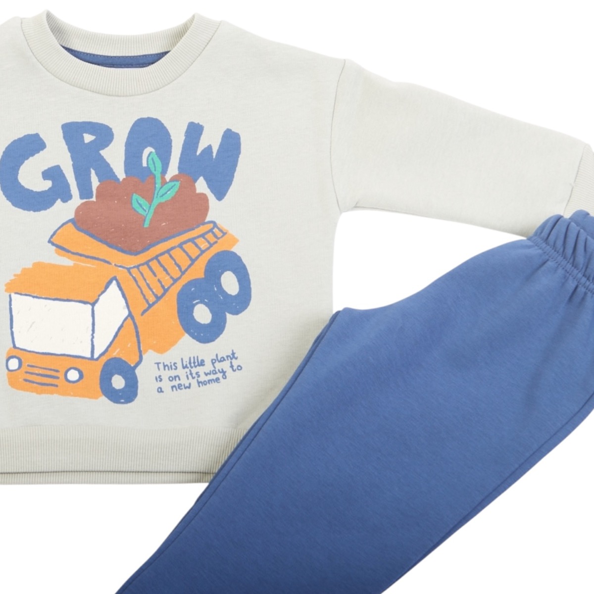 Παιδικό σετ φόρμας Trax για αγόρια σε μπλε και βεραμάν