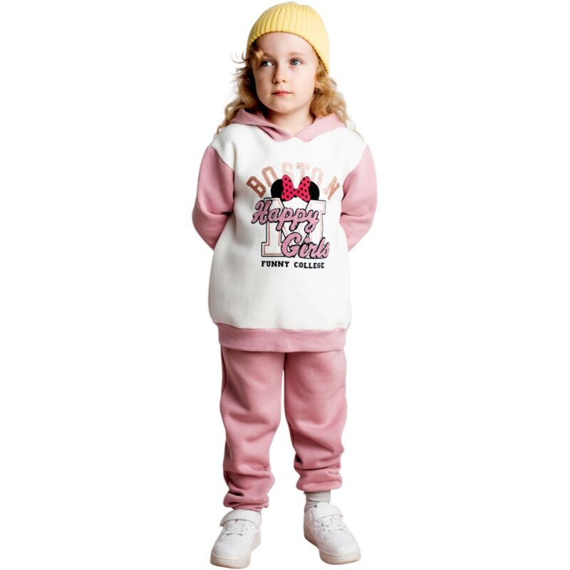 Εβίτα παιδική φόρμα Happy Pink με άνεση και ζεστασιά