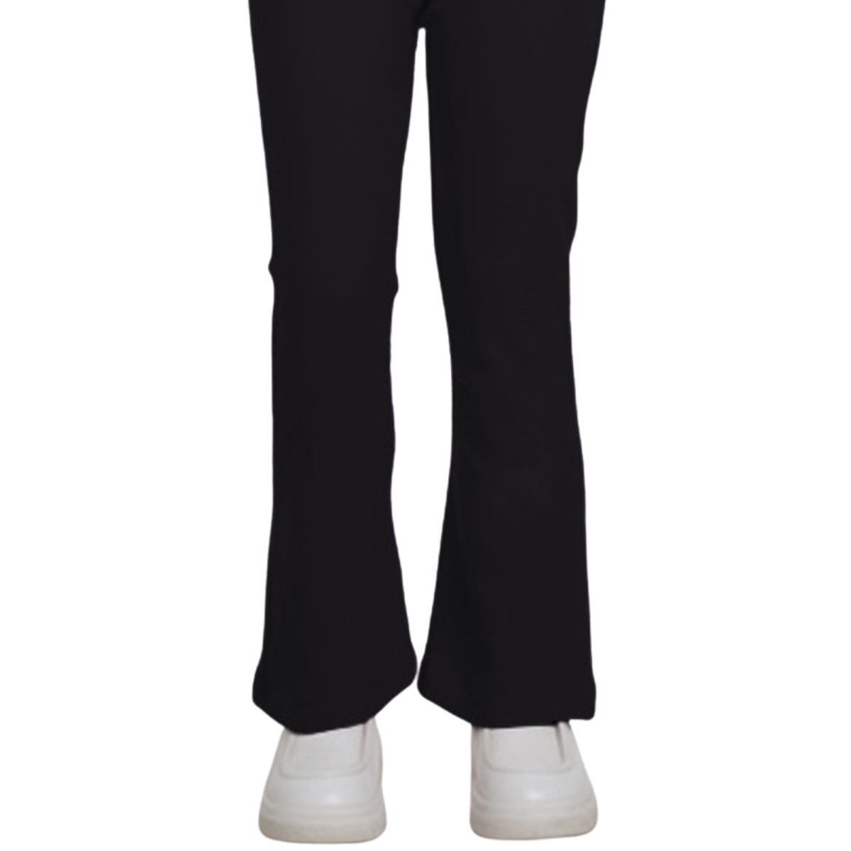 Μαύρο flair παντελόνι fluff black για κορίτσια