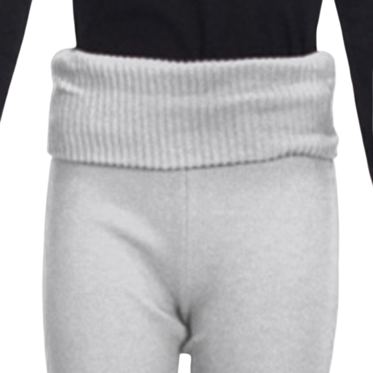 Βαμβακερό χνουδωτό παντελόνι με μπάσκα και λάστιχο