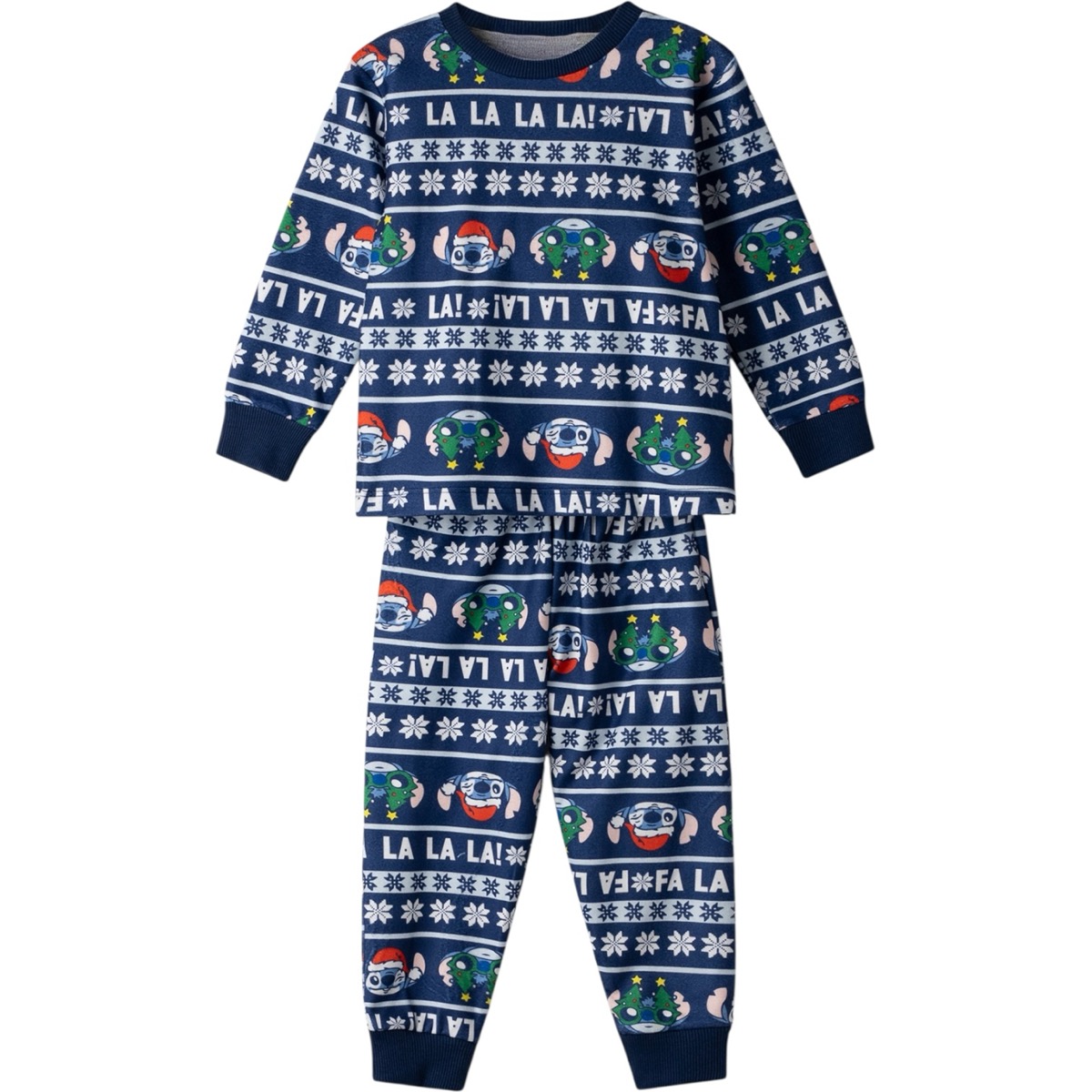 Hashtag βελουτέ πιτζάμα για αγόρι Stitch με μάσκα ύπνου