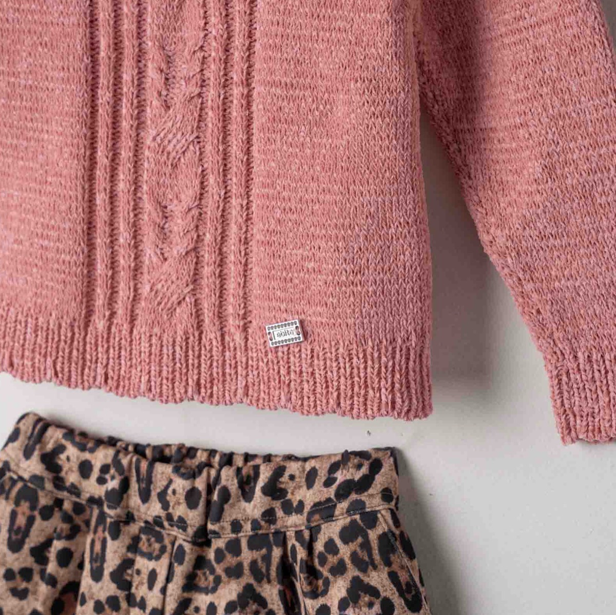 Λεοπάρ παιδικό σορτσάκι με τσέπες και λάστιχο στη μέση