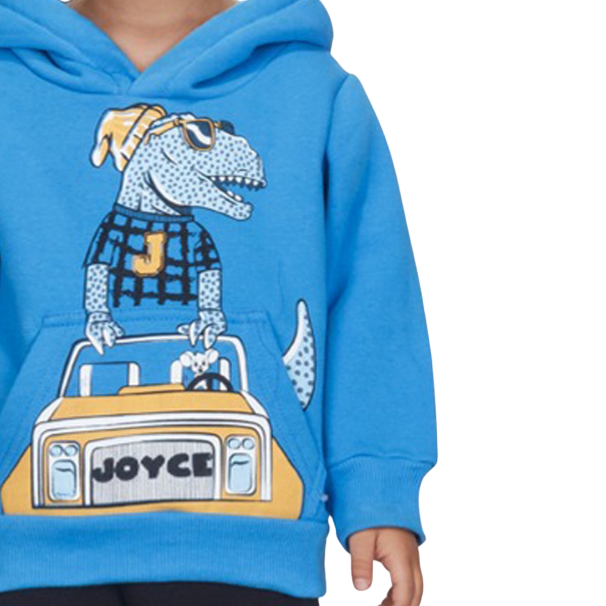 Μαύρο παιδικό παντελόνι φόρμας με λάστιχο και άνετη εφαρμογή Joyce