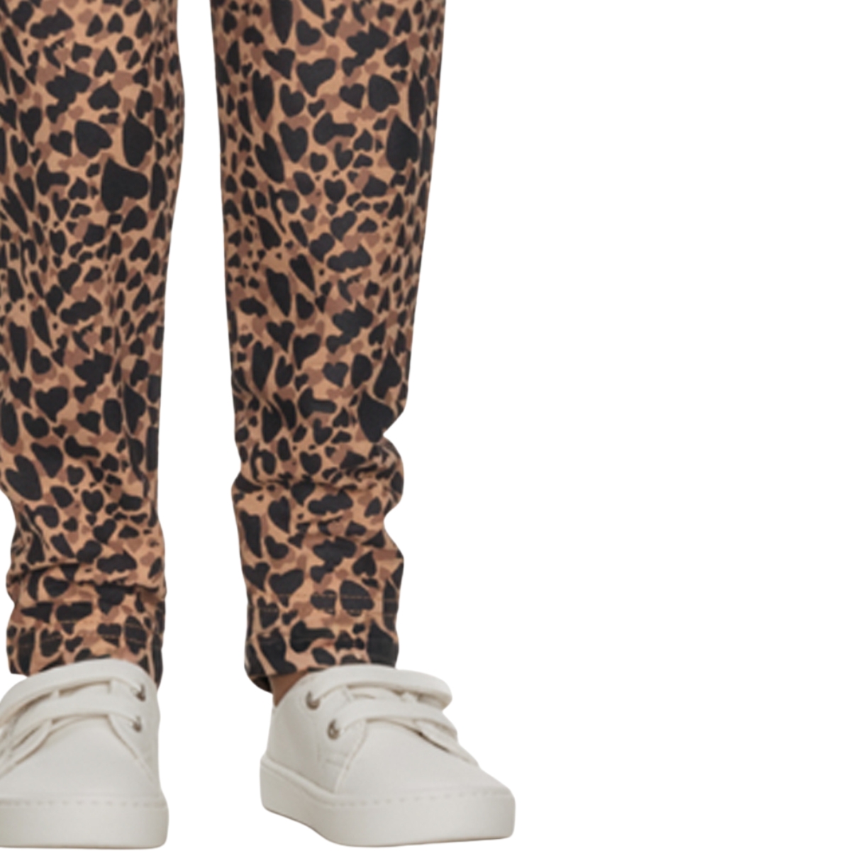 Λεοπάρ κολάν κορίτσι με ελαστικότητα και λάστιχο στη μέση