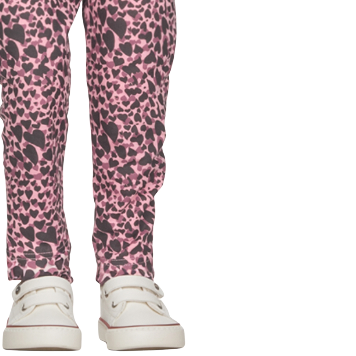 Λεοπάρ ροζ κολάν κορίτσι με λάστιχο στη μέση και ζεστή εφαρμογή