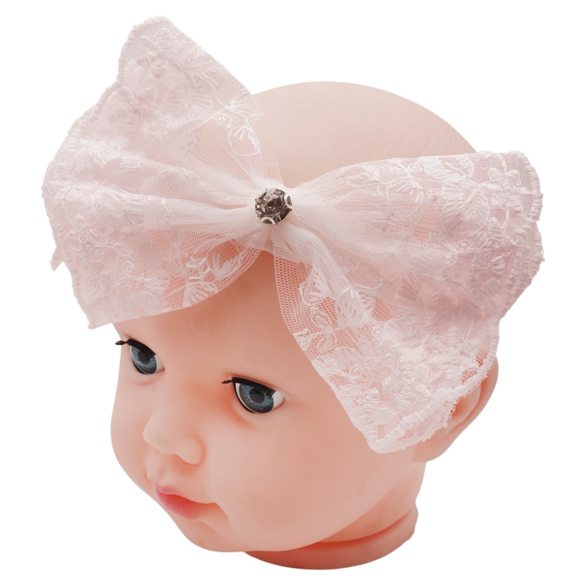 Κορδέλα μαλλιών Defne Pink Lace