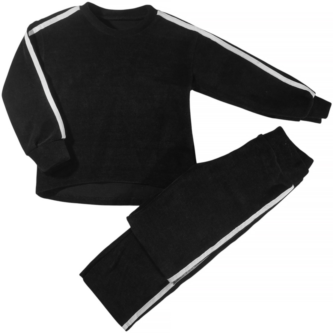 Σετ AZ για κορίτσι πλεκτό μαύρο