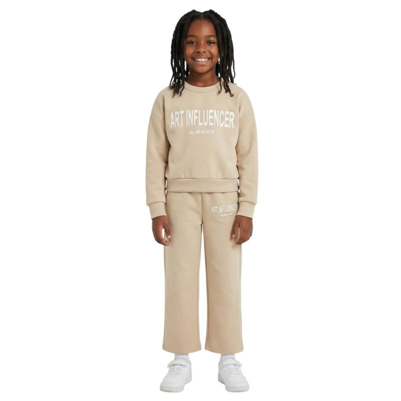 AZ σετ μπλούζα με παντελόνα από λεπτό ύφασμα «Call Me An Artist»