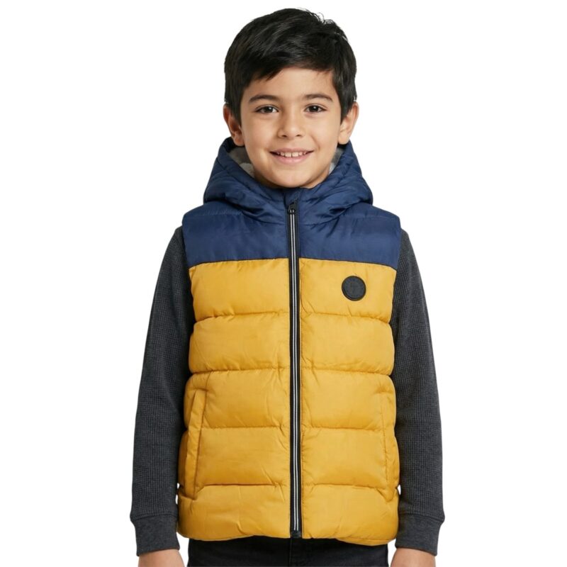 Joyce αμάνικο puffer μπουφάν «Color Block»